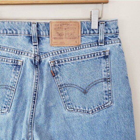 Vintage Levi's | 960 Loose Straight Orange Tab Jeans Size 12 - Picture 2 of 6